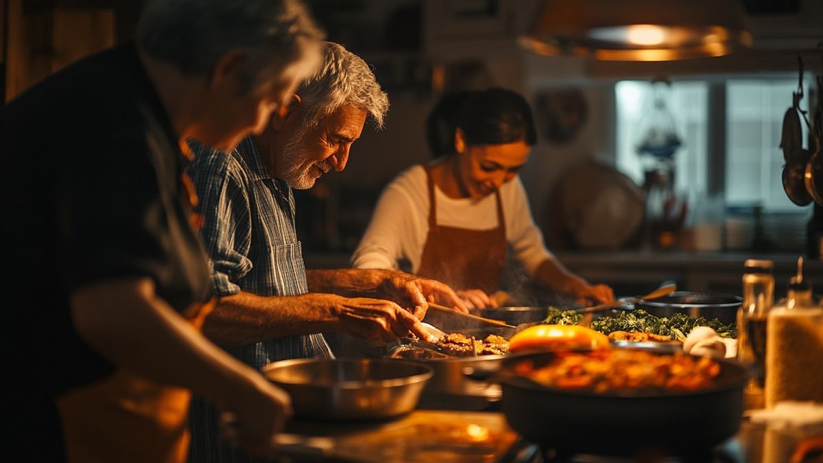 Implication de la famille dans le batch cooking