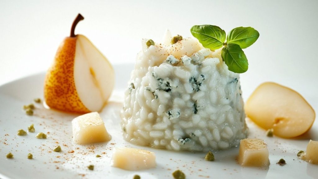 Risotto aux poires et gorgonzola : un plat savoureux à déguster !