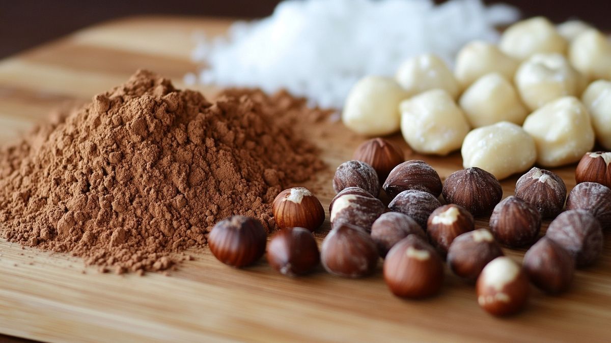 Recette 3 : pâte à tartiner maison aux noisettes et cacao