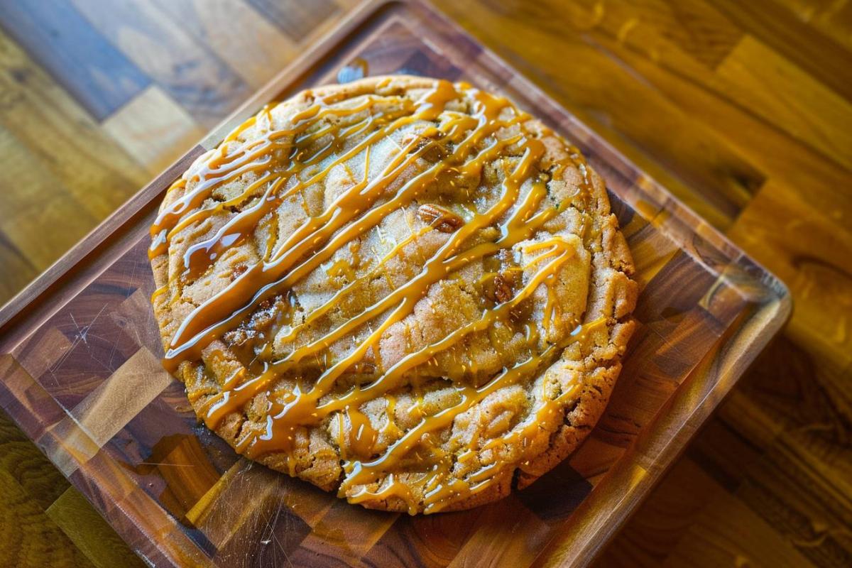 La meilleure recette de cookie géant aux pépites de chocolat et noisettes : un dessert gourmand inratable