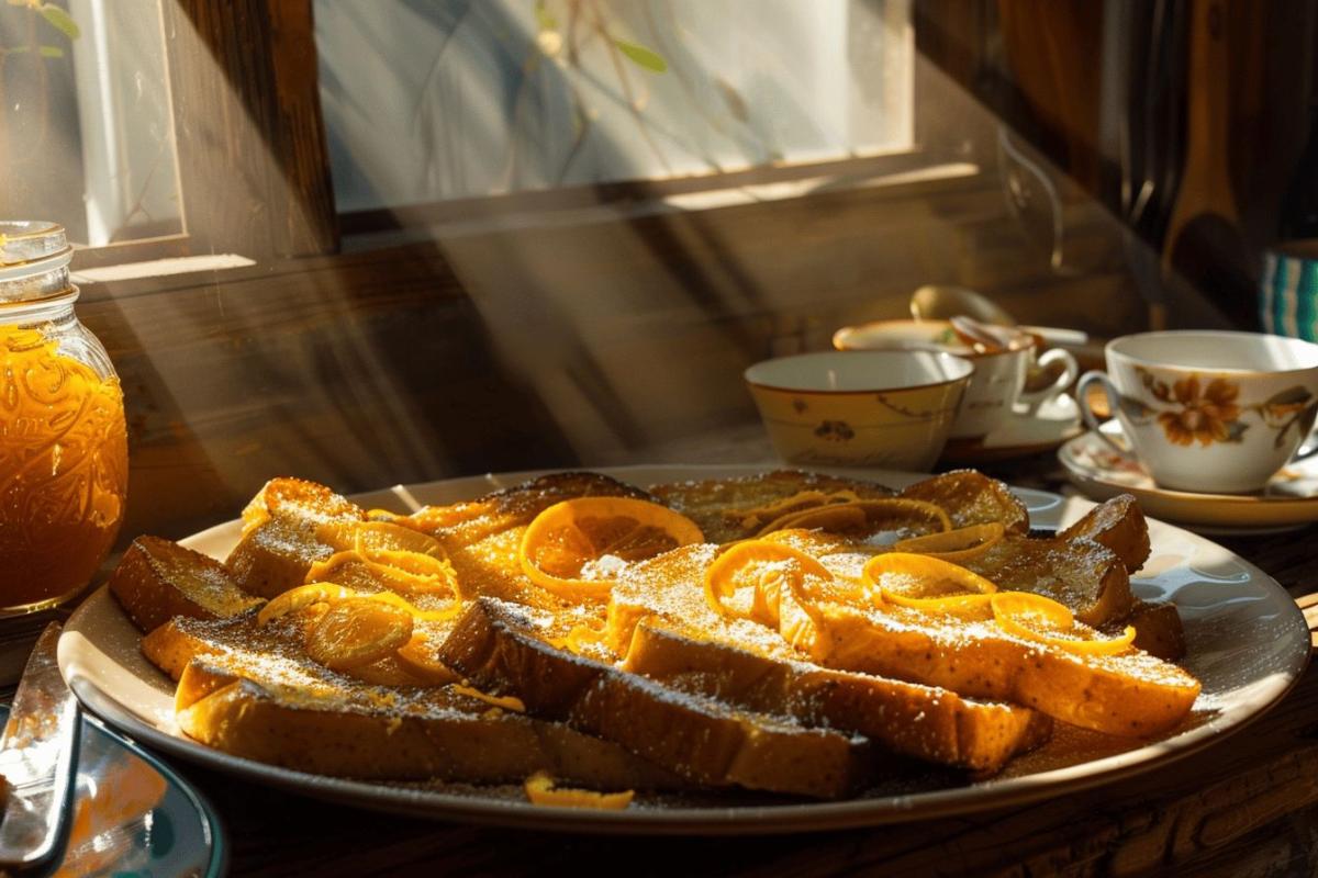 Pain perdu au zeste d'orange et rhum : une recette gourmande à découvrir sans attendre